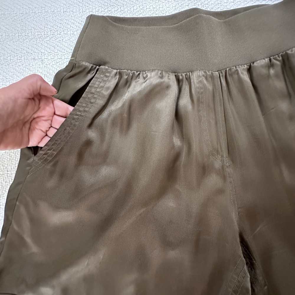 Anthropologie Cinq a Sept Tous Les Jours Giles Pants in Olive Green - Picture 10 of 13